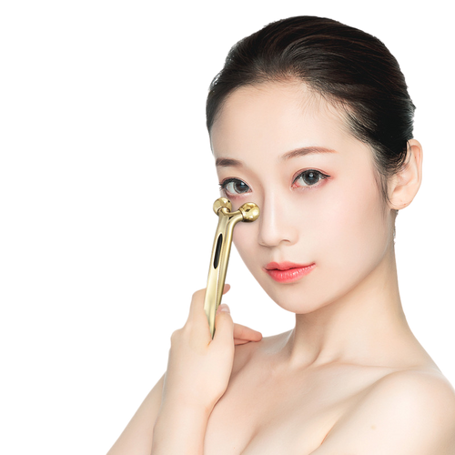 Double ball roller facial beauty device